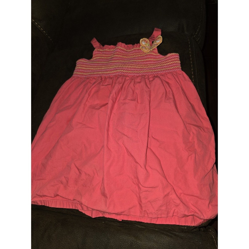 Gymboree social butterfly‎ coral dress size 4t